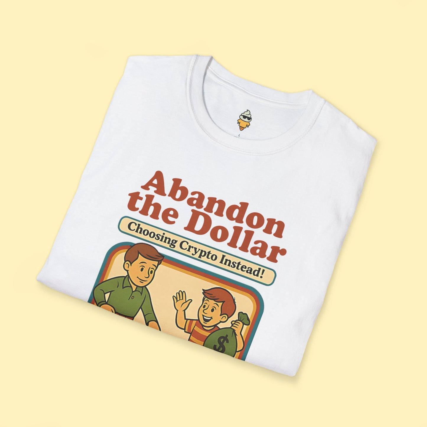 Abandon the Dollar Crypto Bitcoin T-Shirt