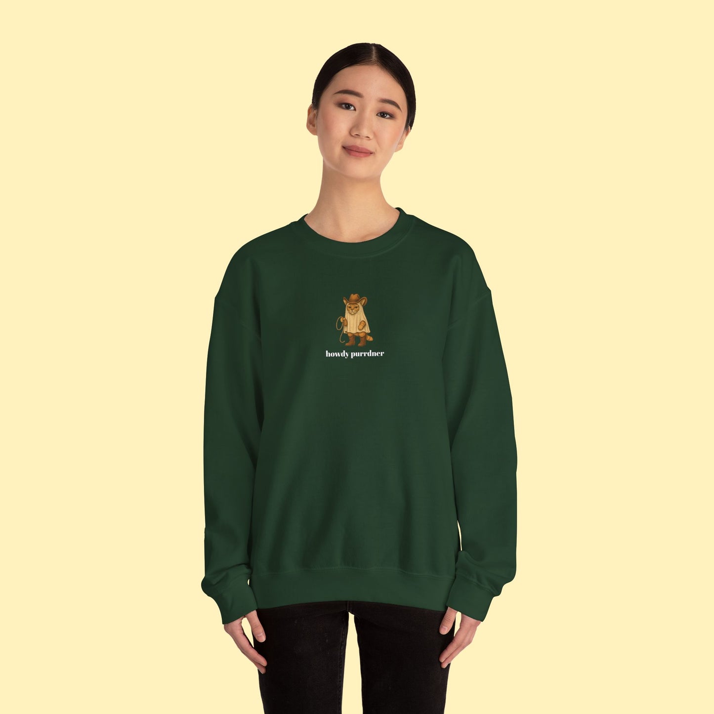 Howdy Purrdner Crewneck