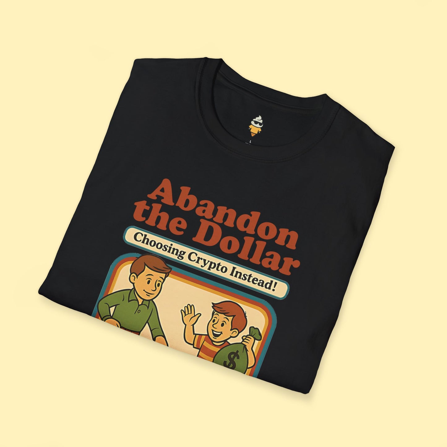 Abandon the Dollar Crypto Bitcoin T-Shirt
