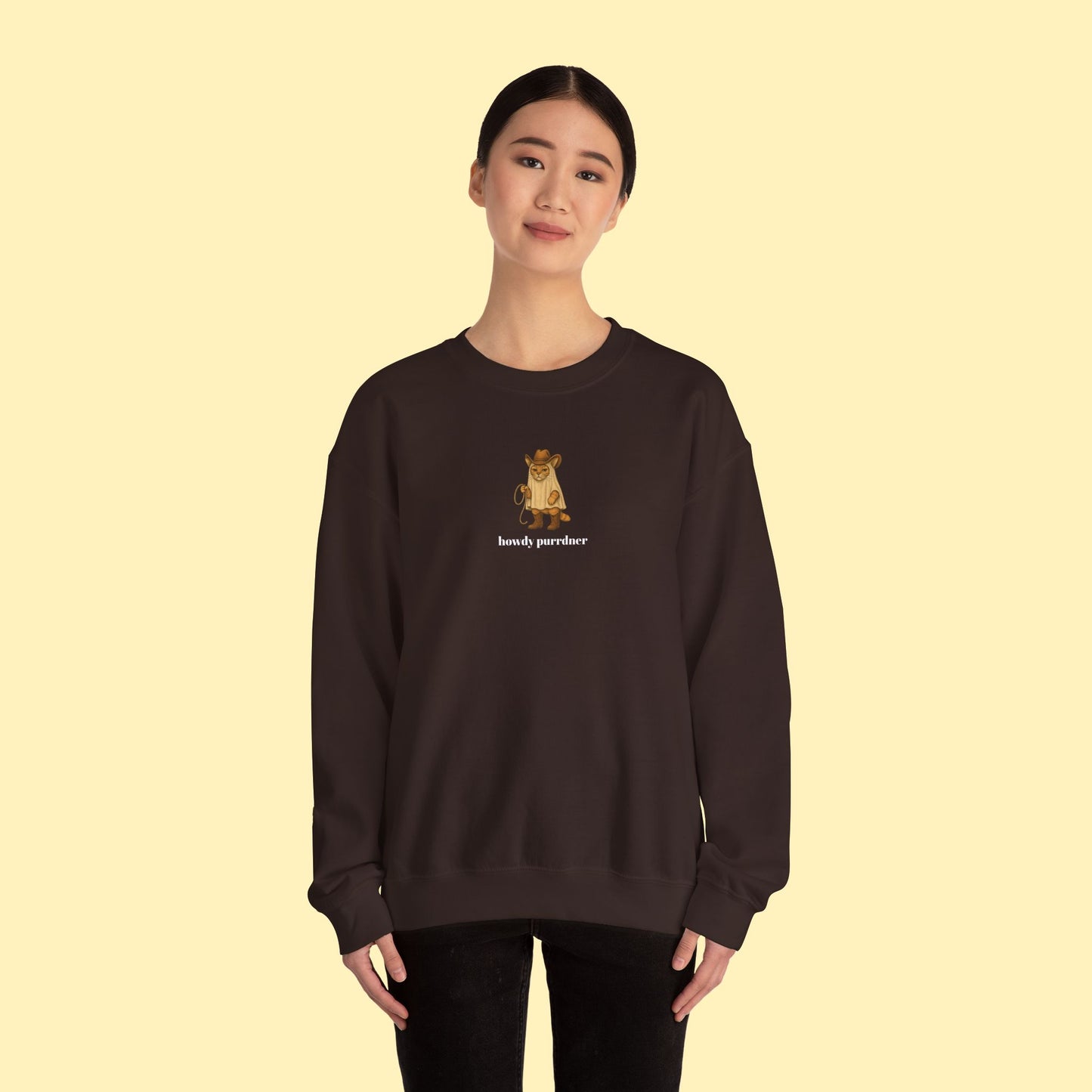 Howdy Purrdner Crewneck