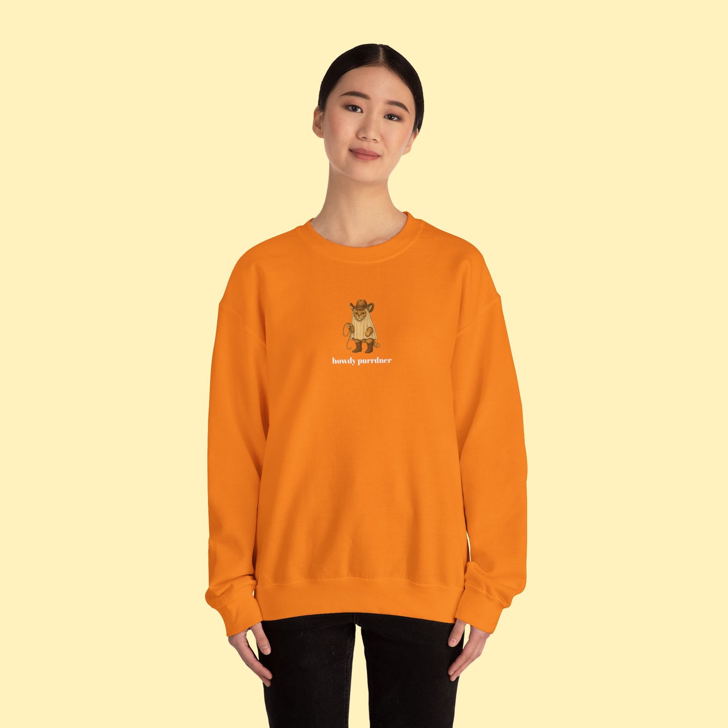 Howdy Purrdner Crewneck