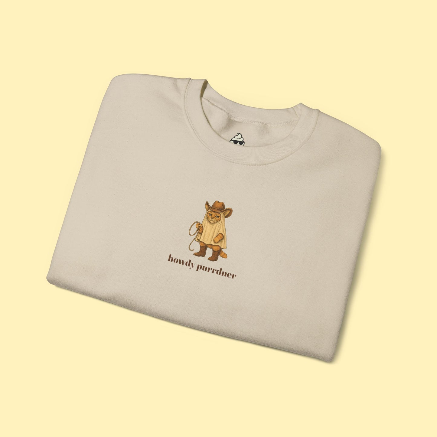 Howdy Purrdner Crewneck