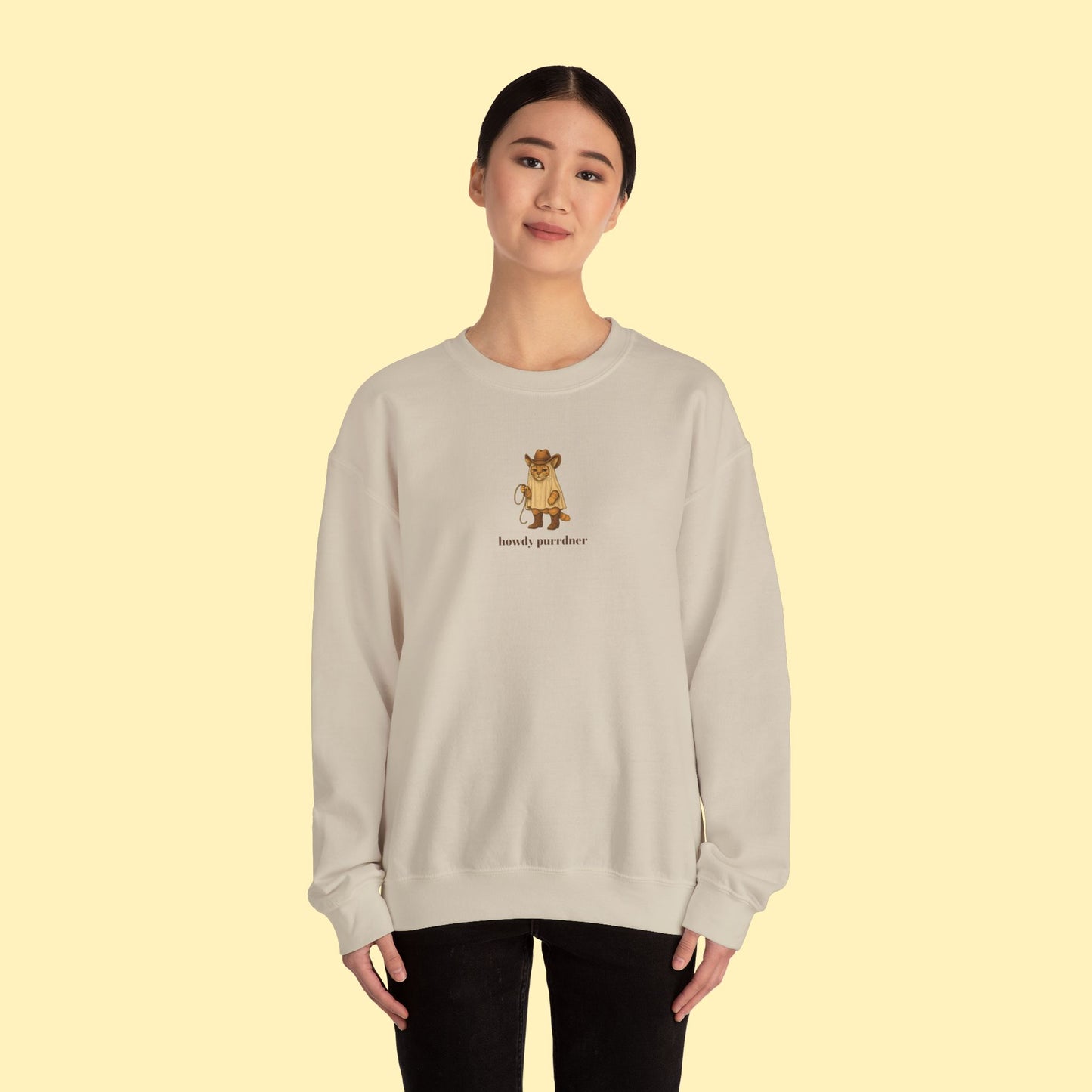 Howdy Purrdner Crewneck
