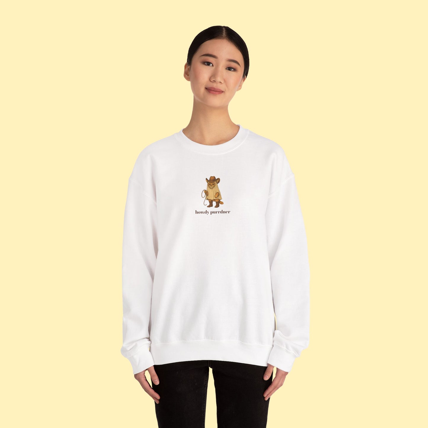 Howdy Purrdner Crewneck