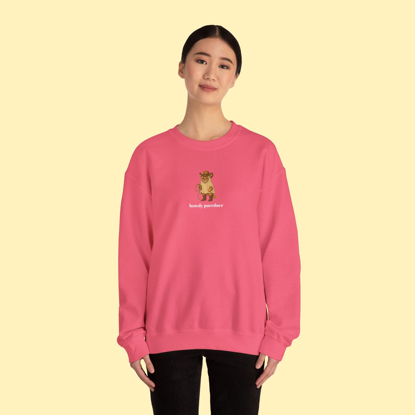 Howdy Purrdner Crewneck