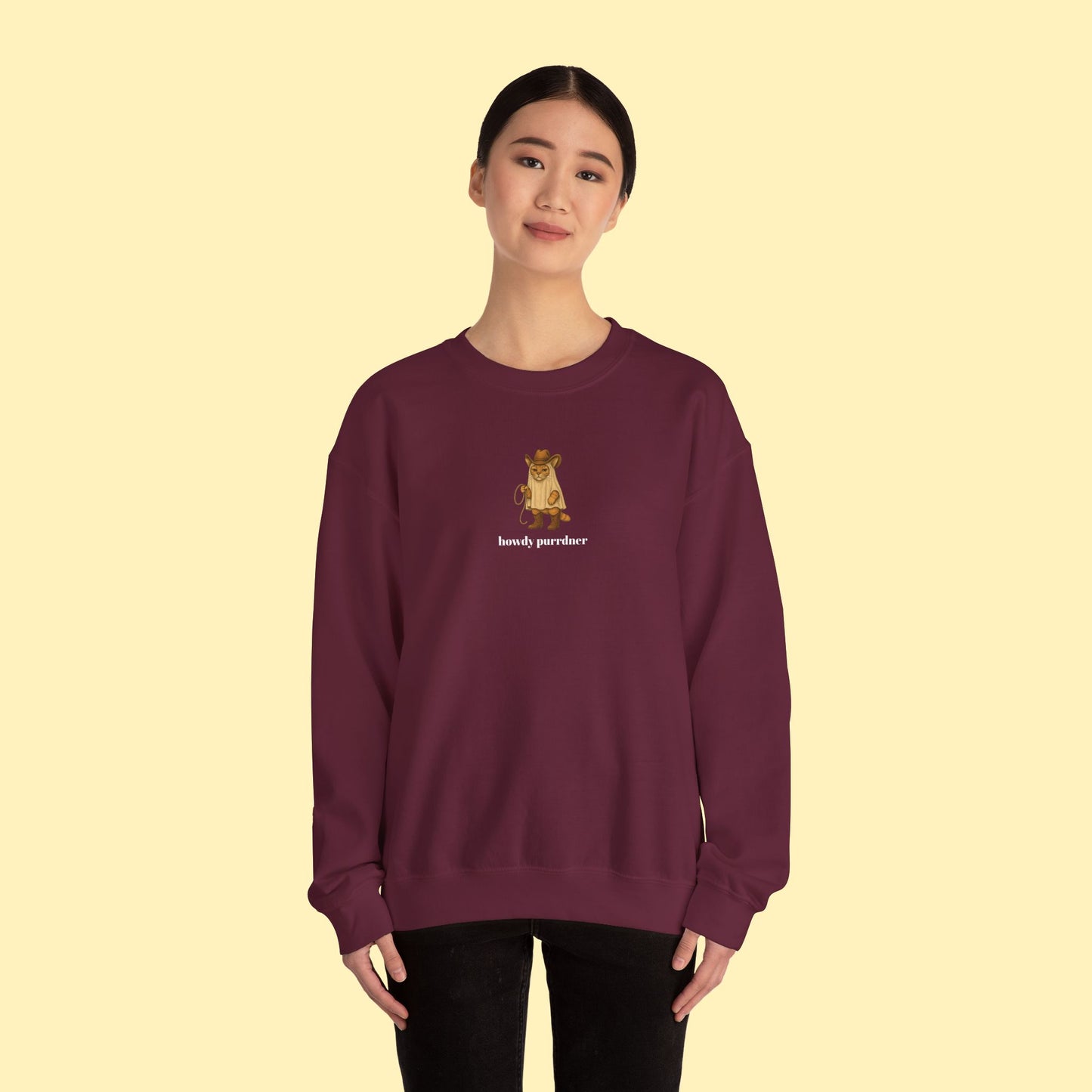 Howdy Purrdner Crewneck